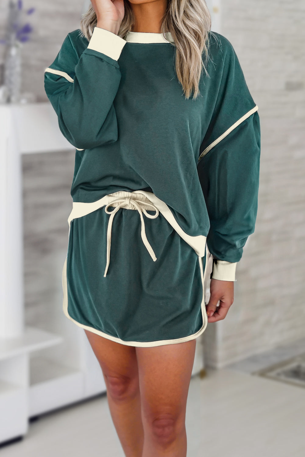 Pullover and Skort Set