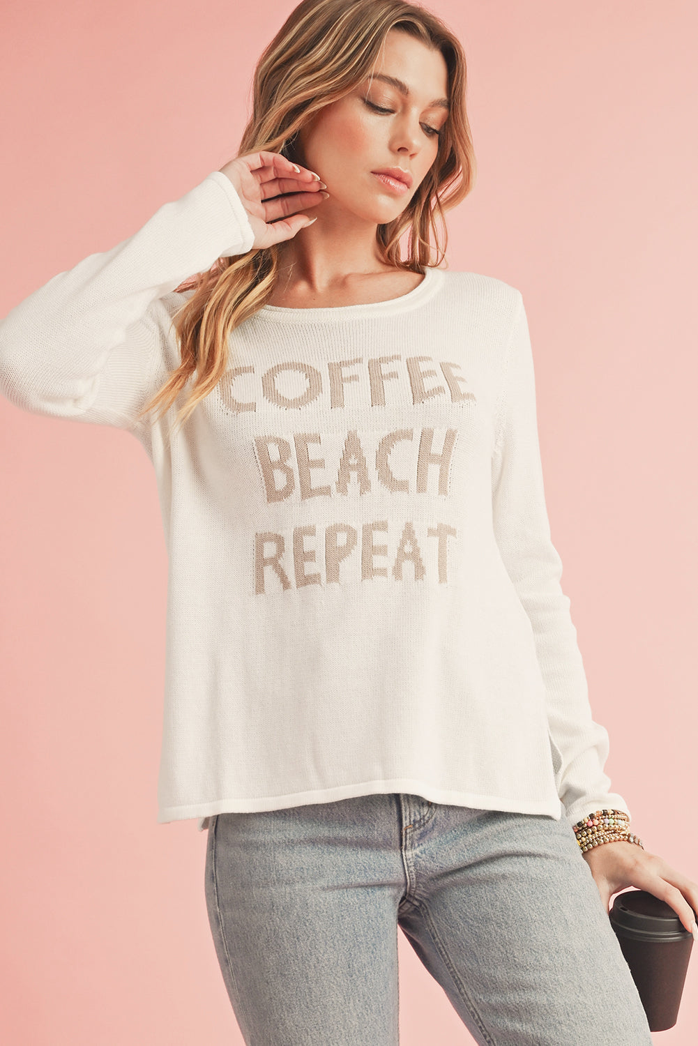 Coffee Beach Repeat Sweater