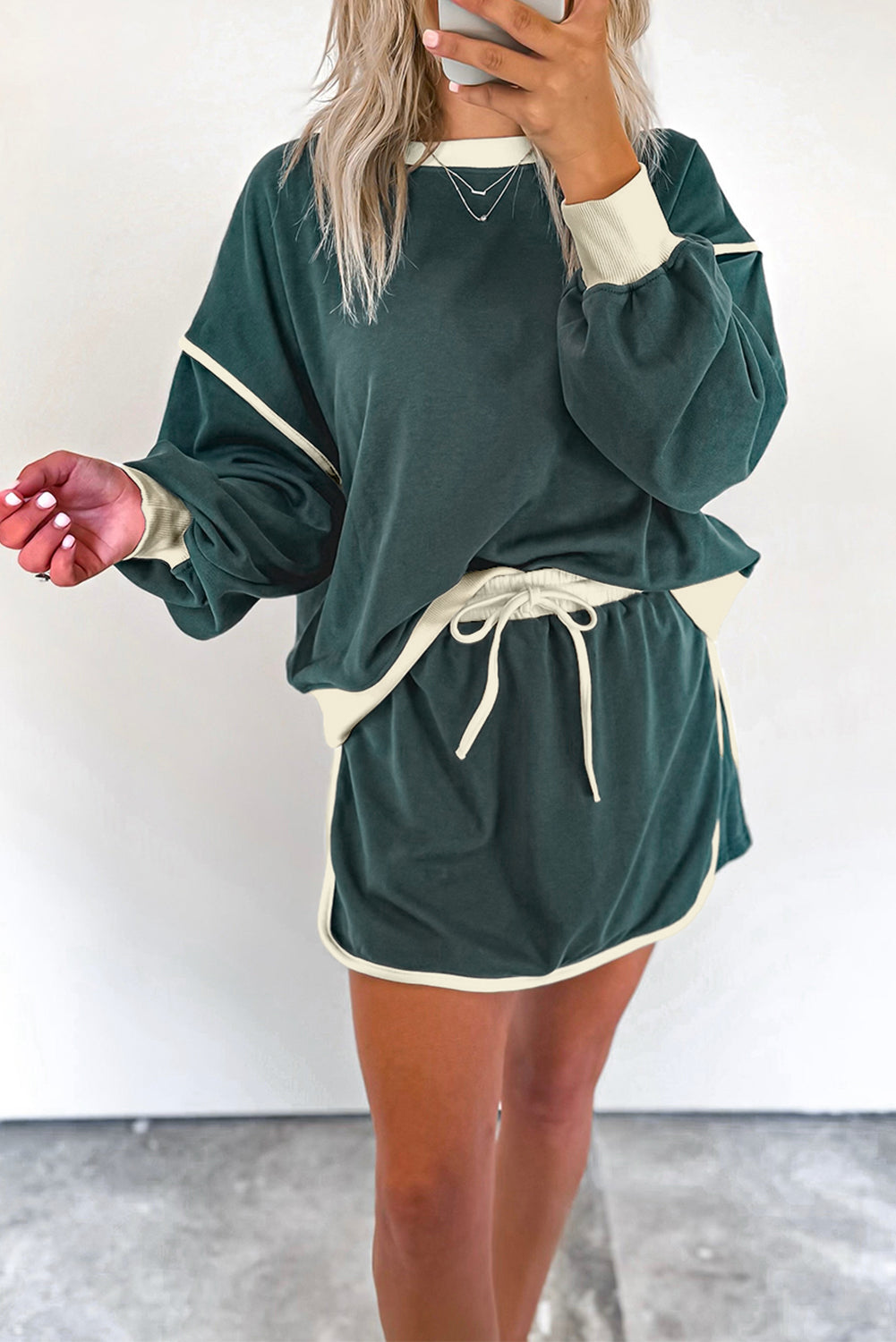 Pullover and Skort Set