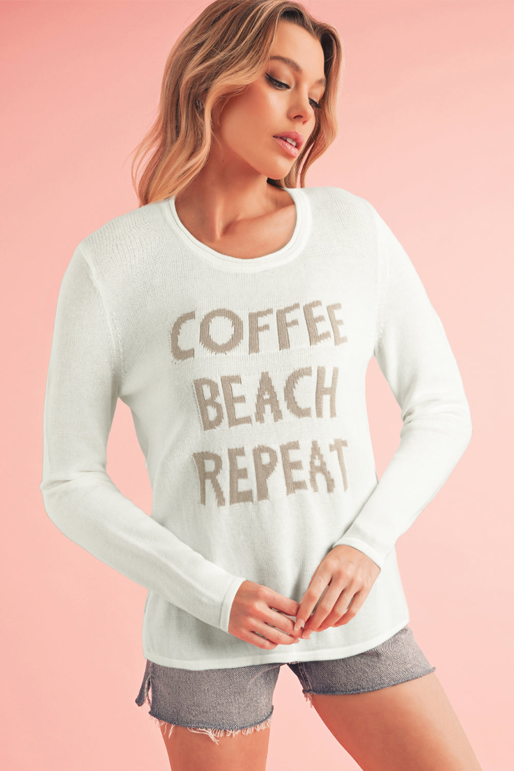 Coffee Beach Repeat Sweater