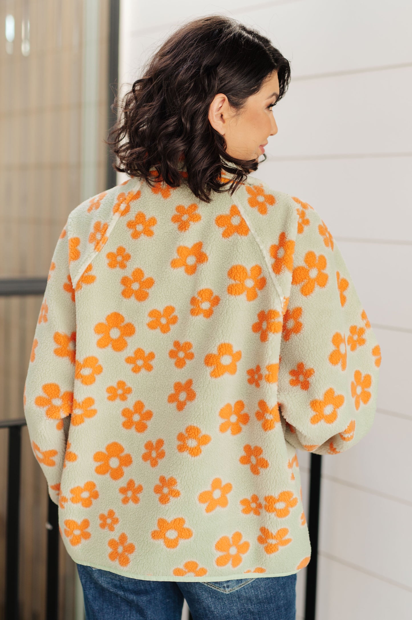 Floral Fleece Jacket