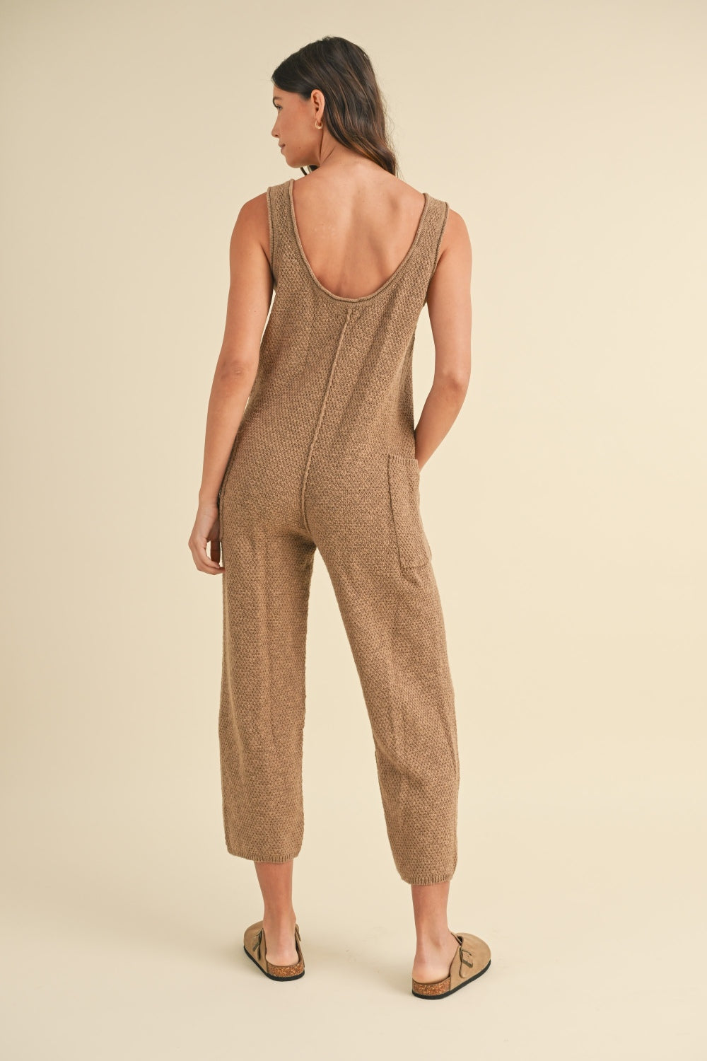 Knit Crop Jumpsuit