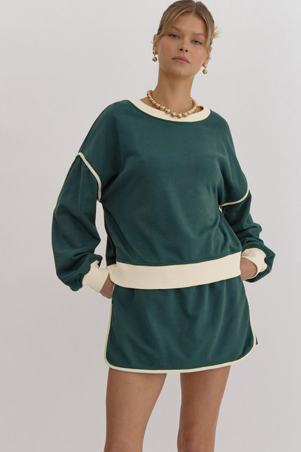 Pullover and Skort Set