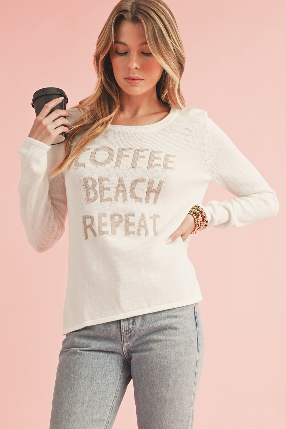 Coffee Beach Repeat Sweater